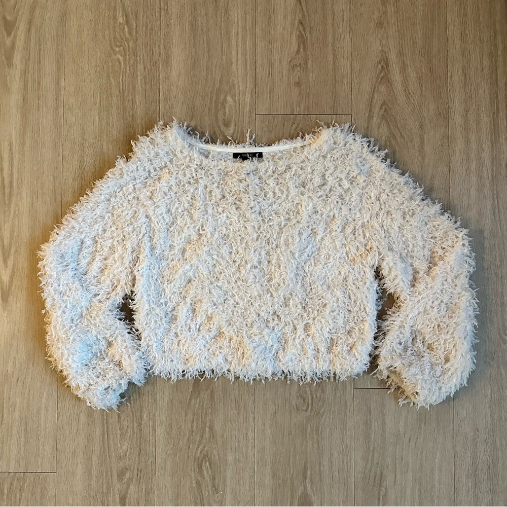 Forever 21 Textured Cream Sweater